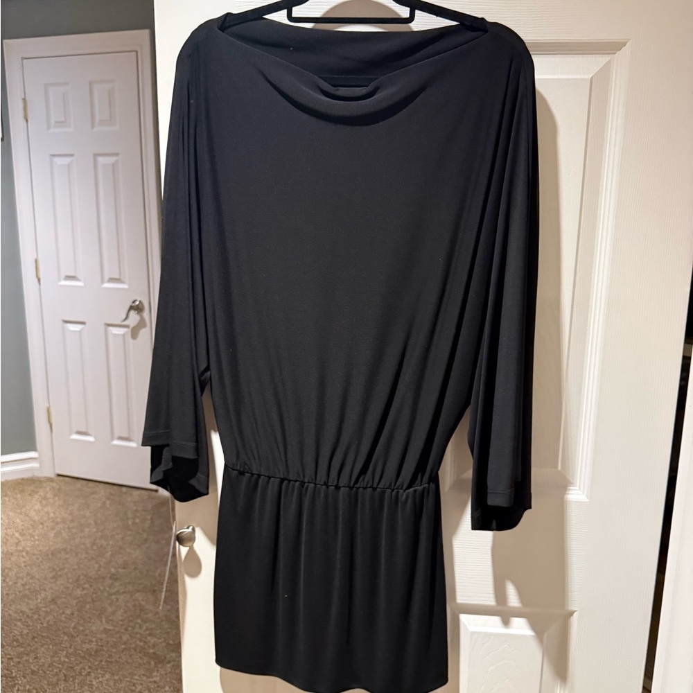 Chic Black Long Sleeve Dress